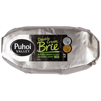Puhoi Valley Double Cream Brie 220g