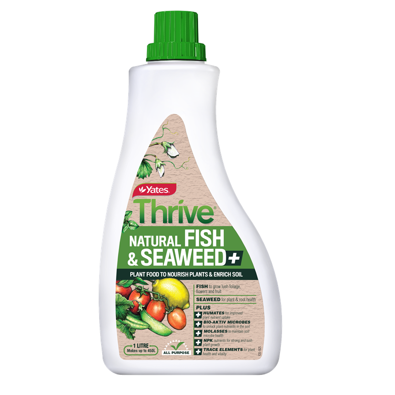 Yates Thrive Natural Fish & Seaweed Fertiliser 1L Concentrate