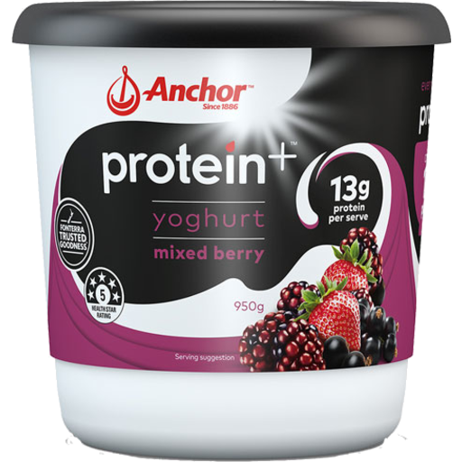 Anchor Protein Plus Greek Yoghurt Mixed Berry 950g