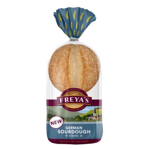 Freyas German Sourdough Buns 4pk