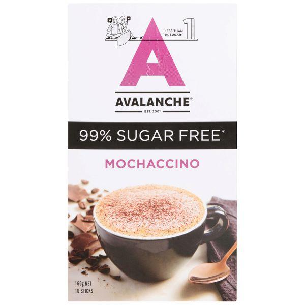 Avalanche 99% Sugar Free Mochaccino 10pk 160g