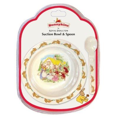 Bunnykins by Royal Doulton Gift Set Suction Bowl & Spoon