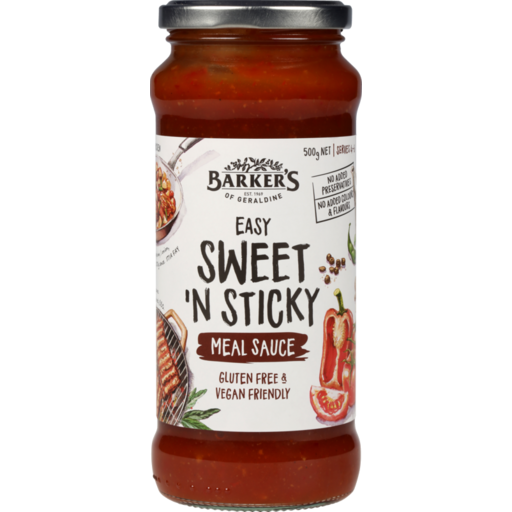 Barkers Meal Sauce - Easy Sweet & Sticky 500g