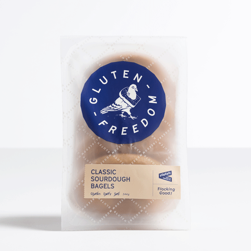 Gluten Freedom Classic Sourdough Bagels Frozen 4 pk