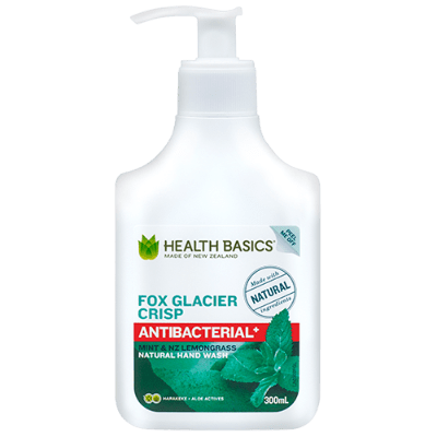 Health Basics Hand Wash Pump Fox Glacier Crisp 300ml