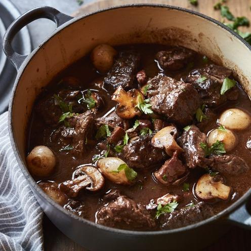 E&B Frozen Meal Beef Bourguignon 2 Serve