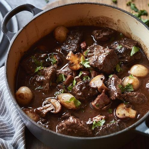 E&B Frozen Meal Beef Bourguignon 4 Serve