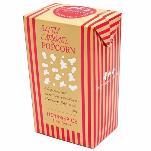 H&S Salty Caramel Popcorn Box 80g