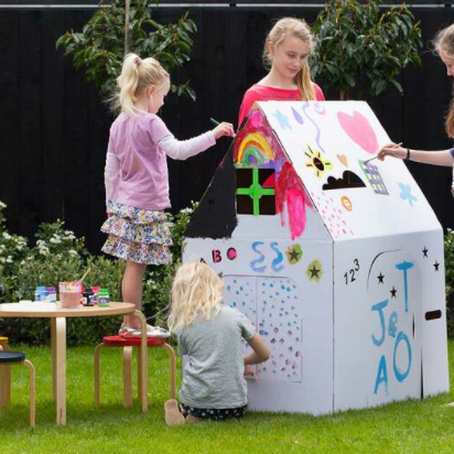 Cardboard Cubby House