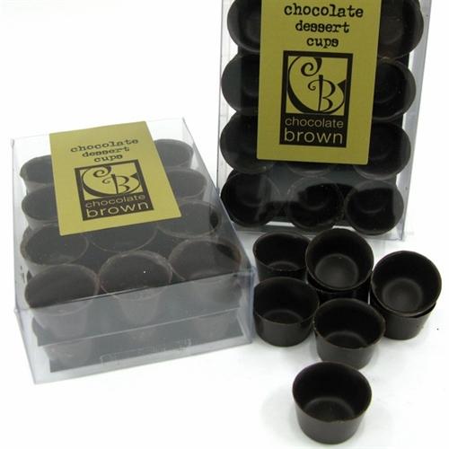 Dessert Chocolate Cups - Dark , sml