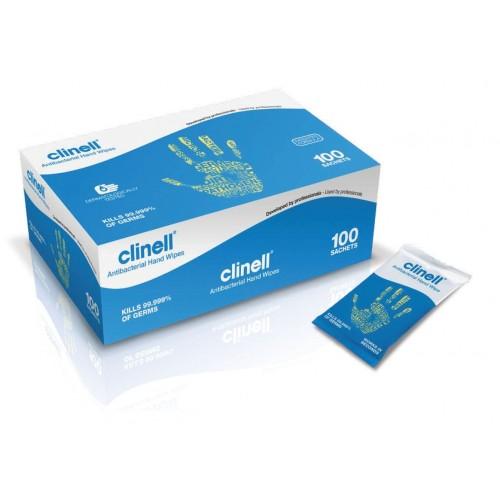 Clinell Antibacterial Hand Wipes 25pk