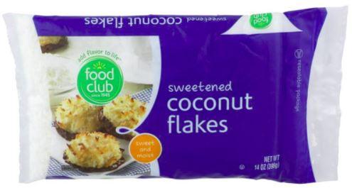 Food Club Sweetened Coconut Flakes 14oz