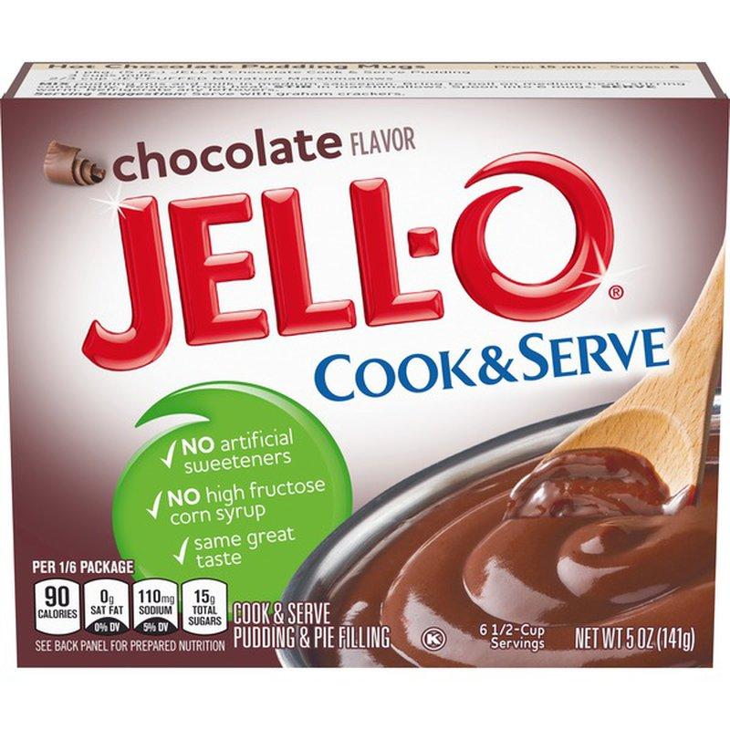 Jell-O Cook & Serve Chocolate Pudding & Pie Filling 3.4oz