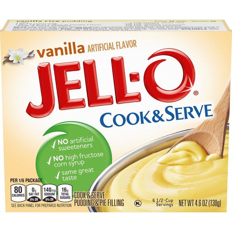 Jell-O Cook & Serve Vanilla Pudding & Pie Filling 3.4oz