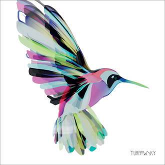 Cocktail Napkin Corfu Hummingbird