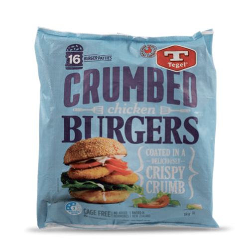 Tegel Crispy Chicken Burger 1kg