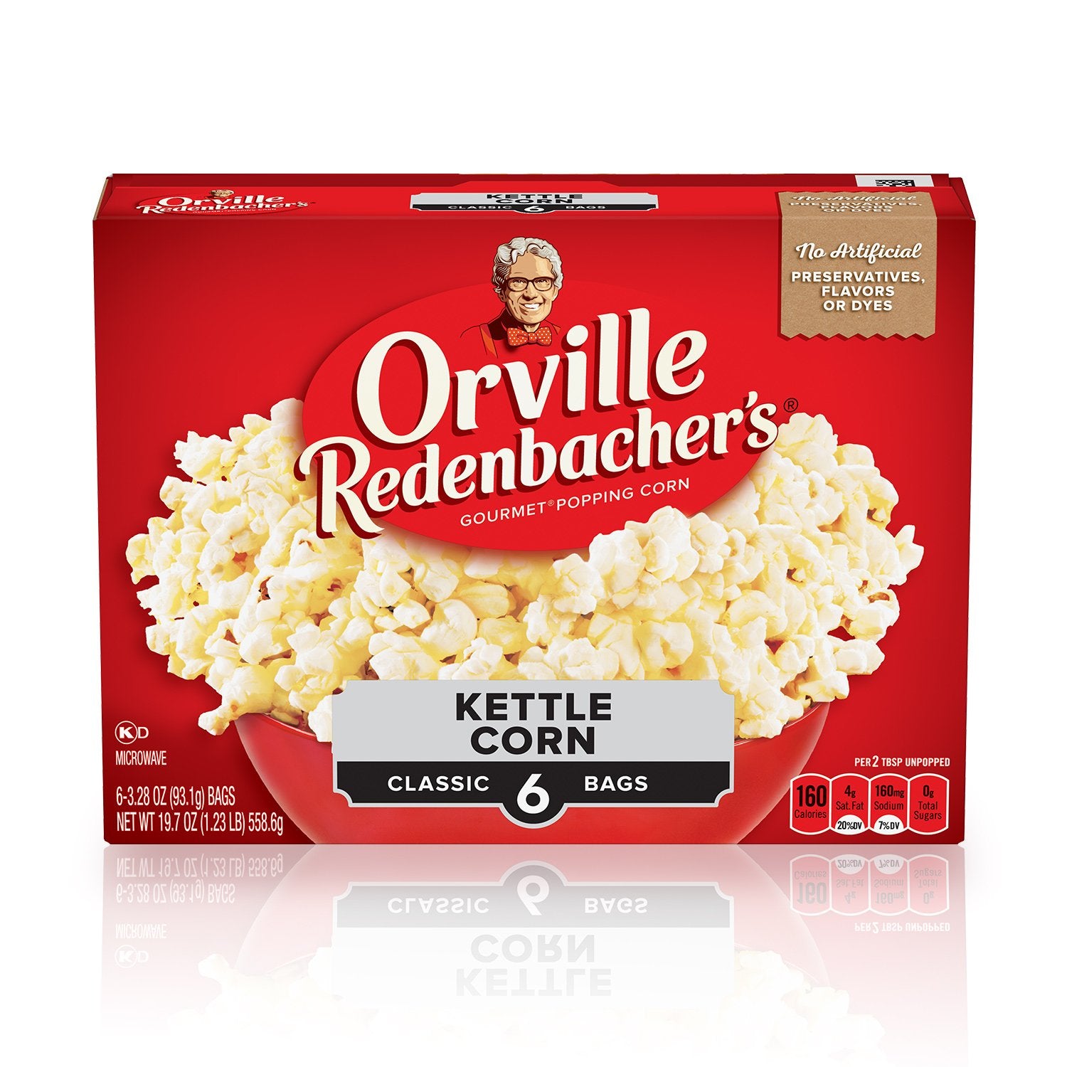 Orville Redenbacher's Kettle Corn Microwave Popcorn 3.28 oz 6 ct