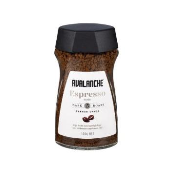 Avalanche Freeze Dried Instant Coffee Espresso 100gm