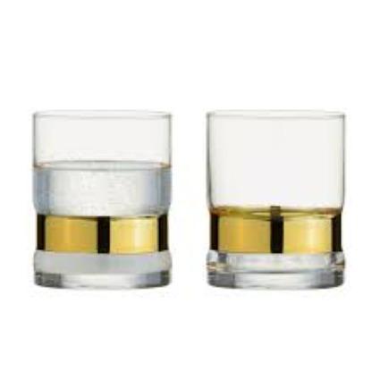 Anton Studio Soho Tumbler Gold Setof2