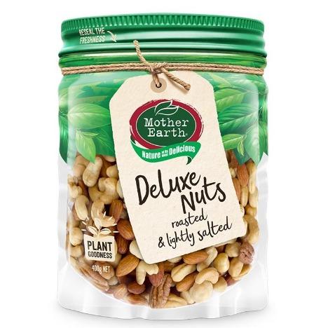 Mother Earth Deluxe Nuts Lightly Salted 400g