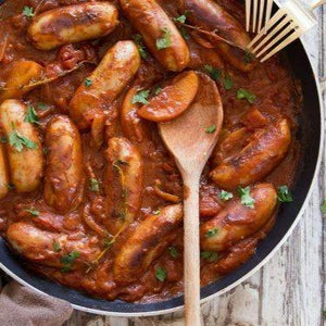 Devilled Sausages