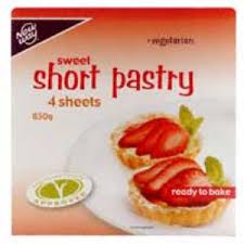 New Way Vegetarian Sweet Short Pastry 4/Sheets 850g