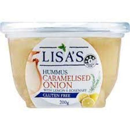 Lisa's Hummus Caramelised Onion 200g