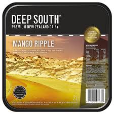 Deep South Mango Ripple Ice Cream 2L