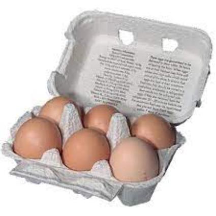 Eggs Free Range 6 Pk