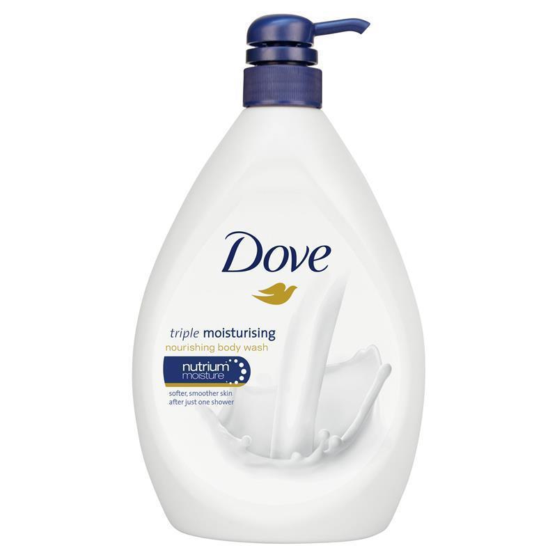 Dove Body Wash Triple Moisturising Pump 1L