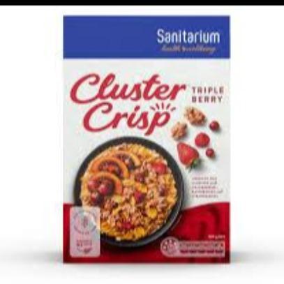 Sanitarium Cluster Crisp Triple Berry Cereal 700g