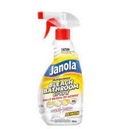 Janola Power Clean Lemon Bathroom Bleach Spray 500ml