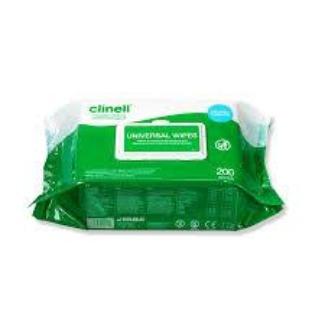 Clinell Universal Sanitising Wipes pk100