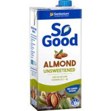 Sanitarium So Good Unsweetened Almond UHT Milk 1L