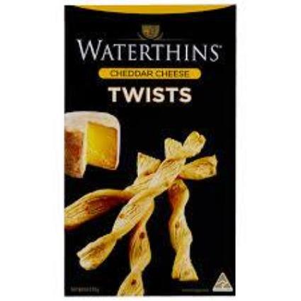 Waterthins Classic Cheddar Cheese Twists 110g