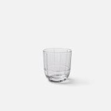 Grid Tumbler Clear 8.4cmdiax9cmh