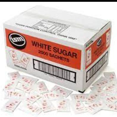 Ism White Sugar Sachets 2000pk