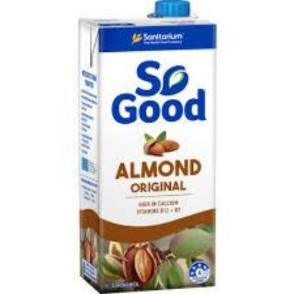 So Good Almond Original UHT Almond Milk 1L