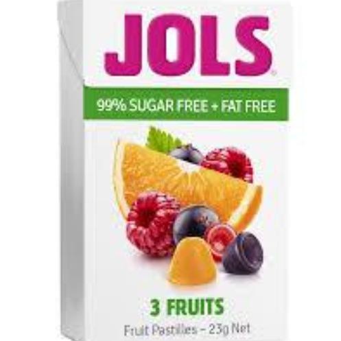 Jols 3 Fruits Pastilles 23g