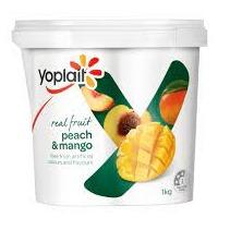 Yoplait Yoghurt Peach N Mango 1kg