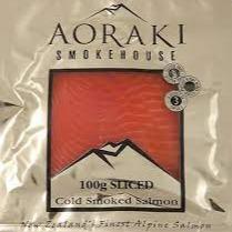 Aoraki Cold Smoked Sliced Salmon 100g Original