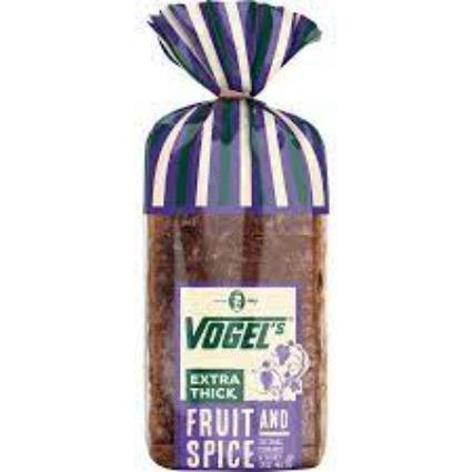 Vogels Bread Fruit & Spice Extra Thick 720g