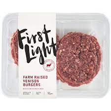 Farm Raised Venison Burgers  GF / 400gms 4 pk