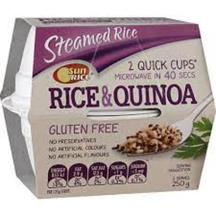 Sun Rice Microwave Cup Rice & Quinoa 250g 2pk