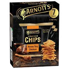 Arnotts Honey Soy Chicken Cracker Chips  150g