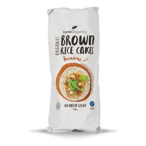 Ceres Organics Tamari Brown Rice Cakes 110g