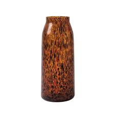 Otto Vase Amber Speckle Large