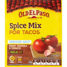 Old El Paso Original Mild Taco Spice Mix 30g