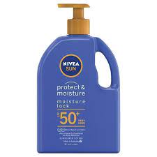 Nivea Sun Protect & Moisture SPF50+ Sunscreen Lotion 1L