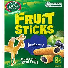 Mother Earth Fruit Sticks Blueberry 152g